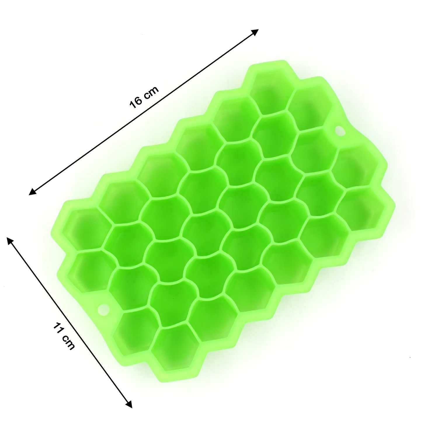 0998  Silicone Ice Cube Trays 32 Cavity Per Ice Tray [Multi color]