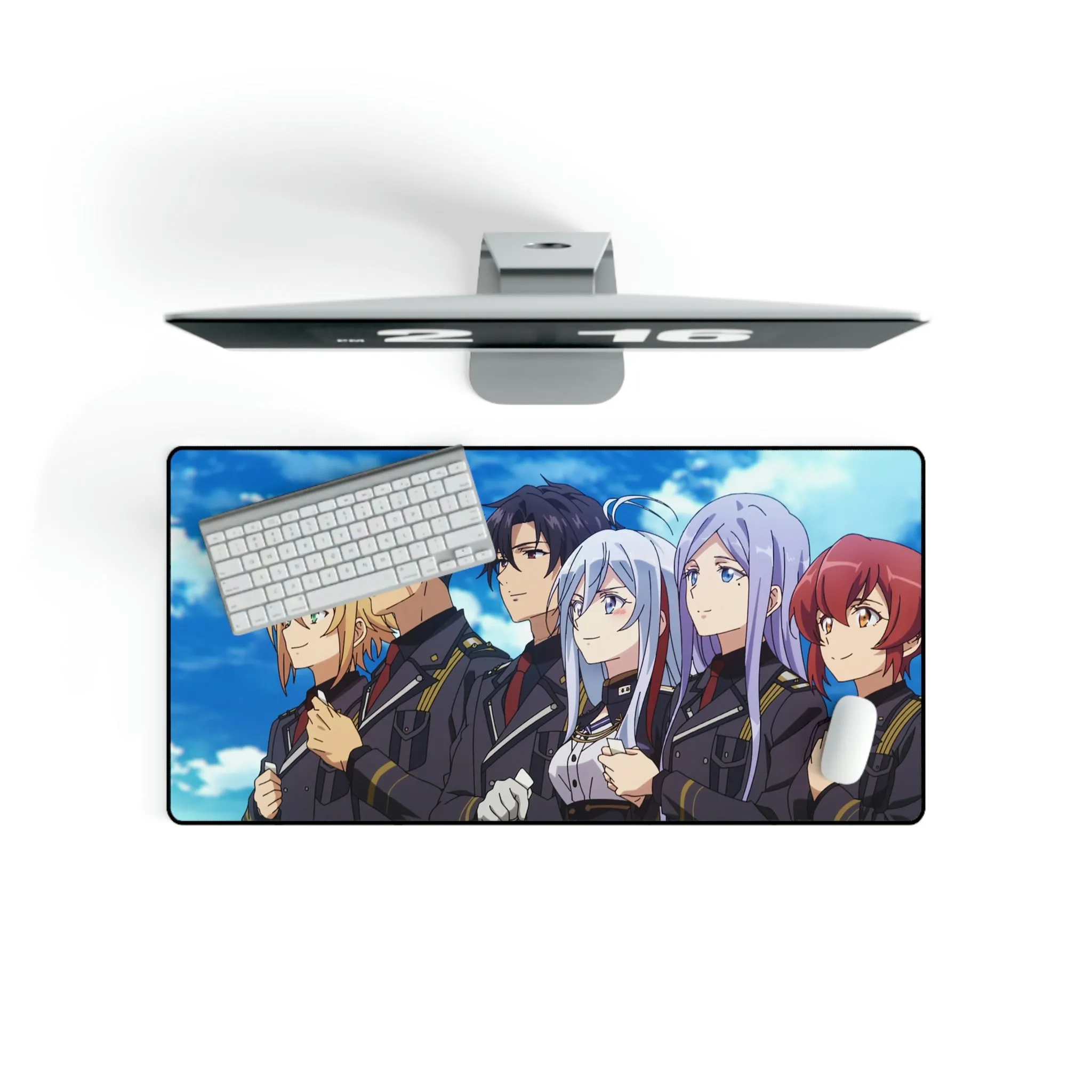 86 crew group pose i guess!? Mouse Pad (Desk Mat)