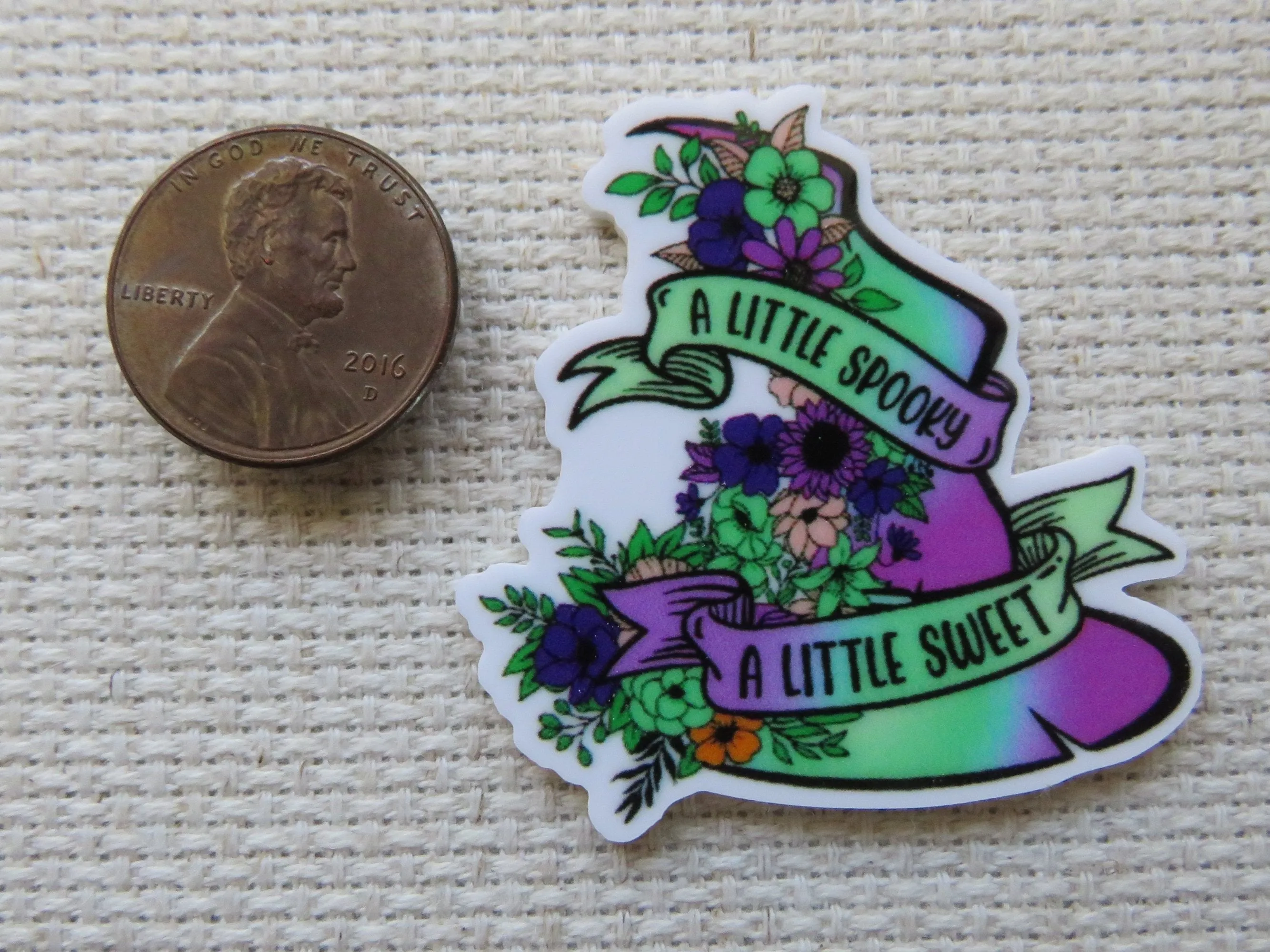 A Little Spooky, A Little Sweet Needle Minder, Cover Minder, Magnet