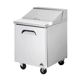 Akita AST-27 27.5" (1) Door Refrigerated Salad and Sandwich Prep Table