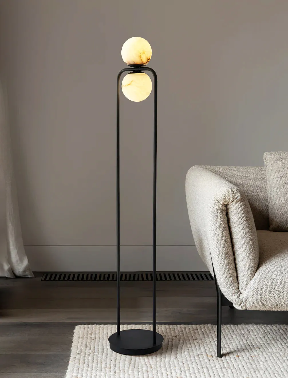 Alabaster Tribeca Floor Lamp