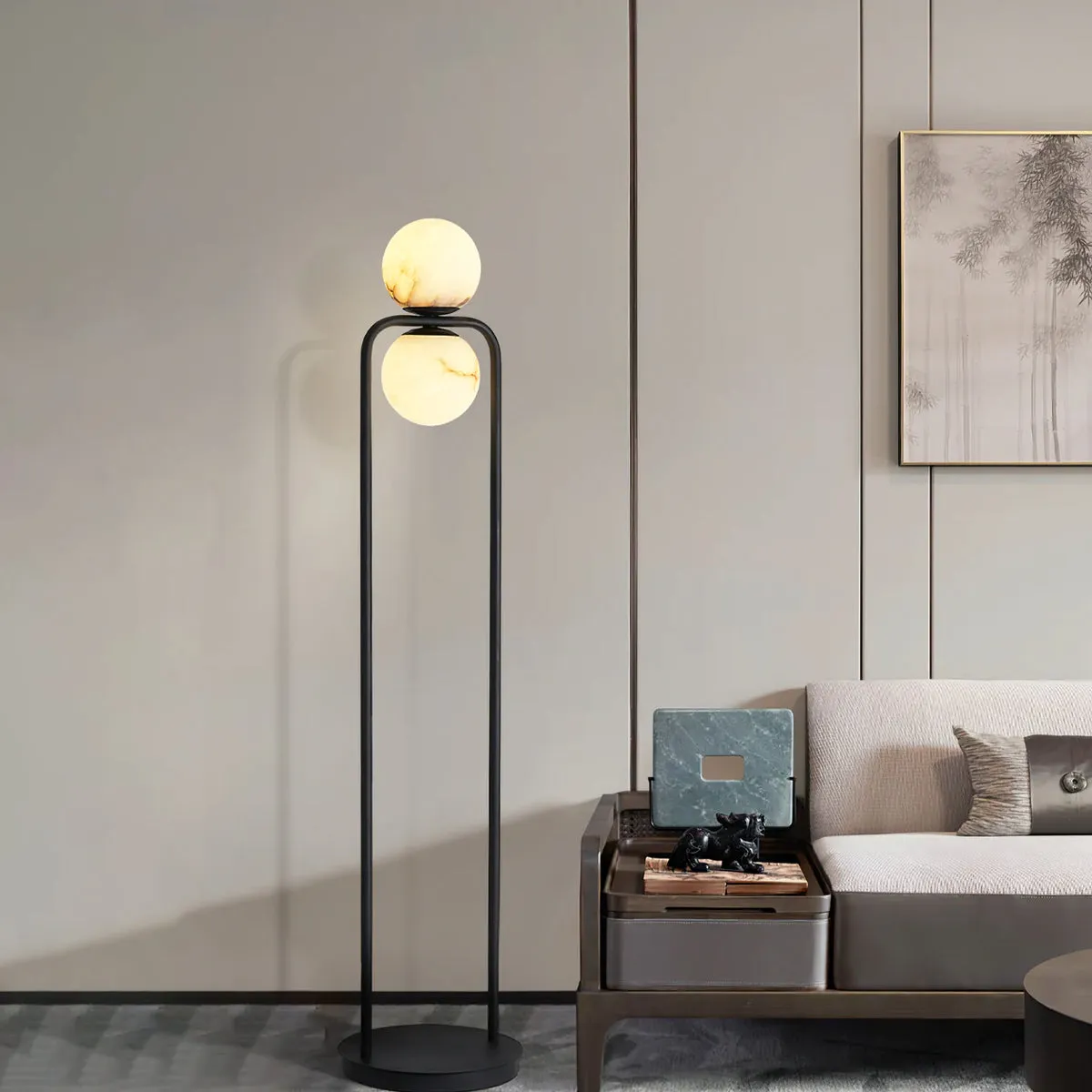 Alabaster Tribeca Floor Lamp