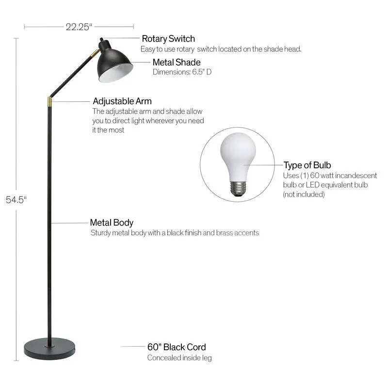 Aleli 55" Task Floor Lamp