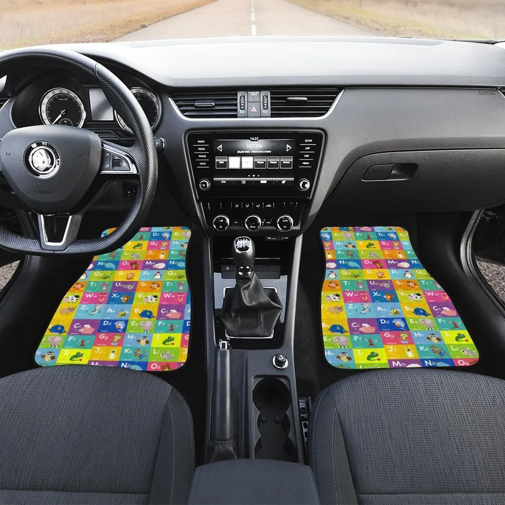 Alphabet Car Floor Mats Custom Funny ABC Car Accessories