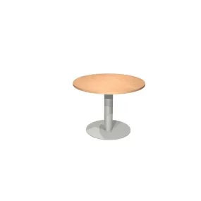 Alpine Round Meeting Table With Pedestal Base