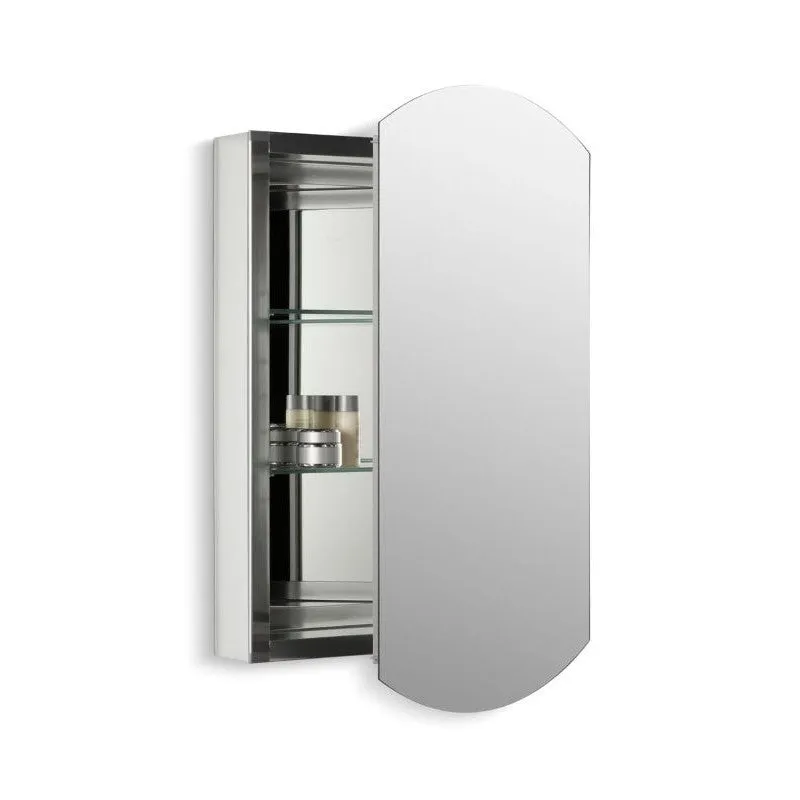 Archer Mirrored Single Door Medicine Cabinet (20" x 31" x 4.81")