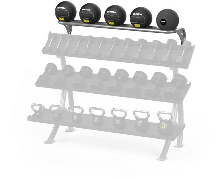 Batca FZ-11 3 Tier 6' Dumbbell/Kettlebell Rack