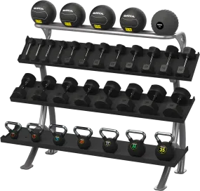 Batca FZ-11 3 Tier 6' Dumbbell/Kettlebell Rack