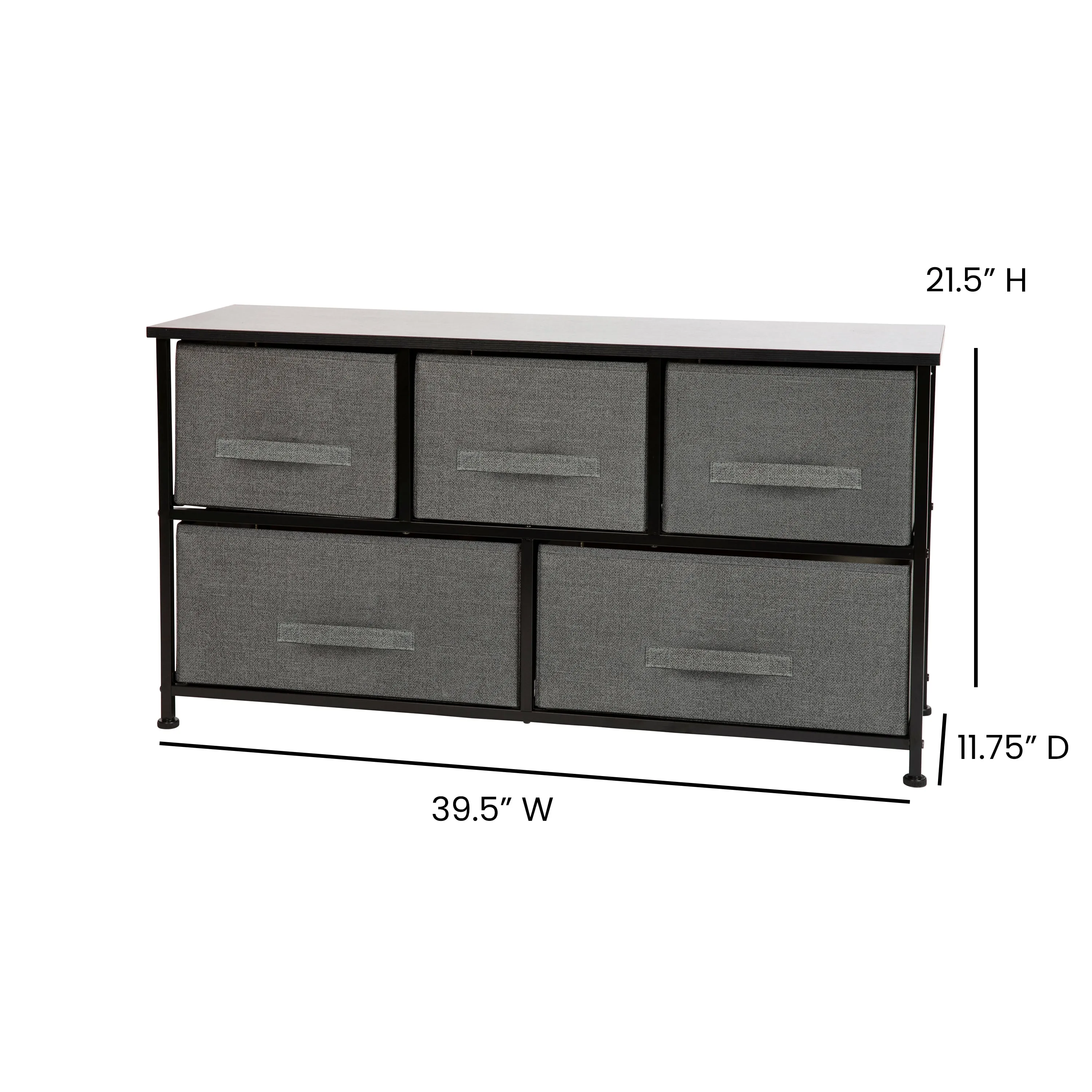 Black/Gray Chest Organizer WX-5L206-X-BK-GR-GG