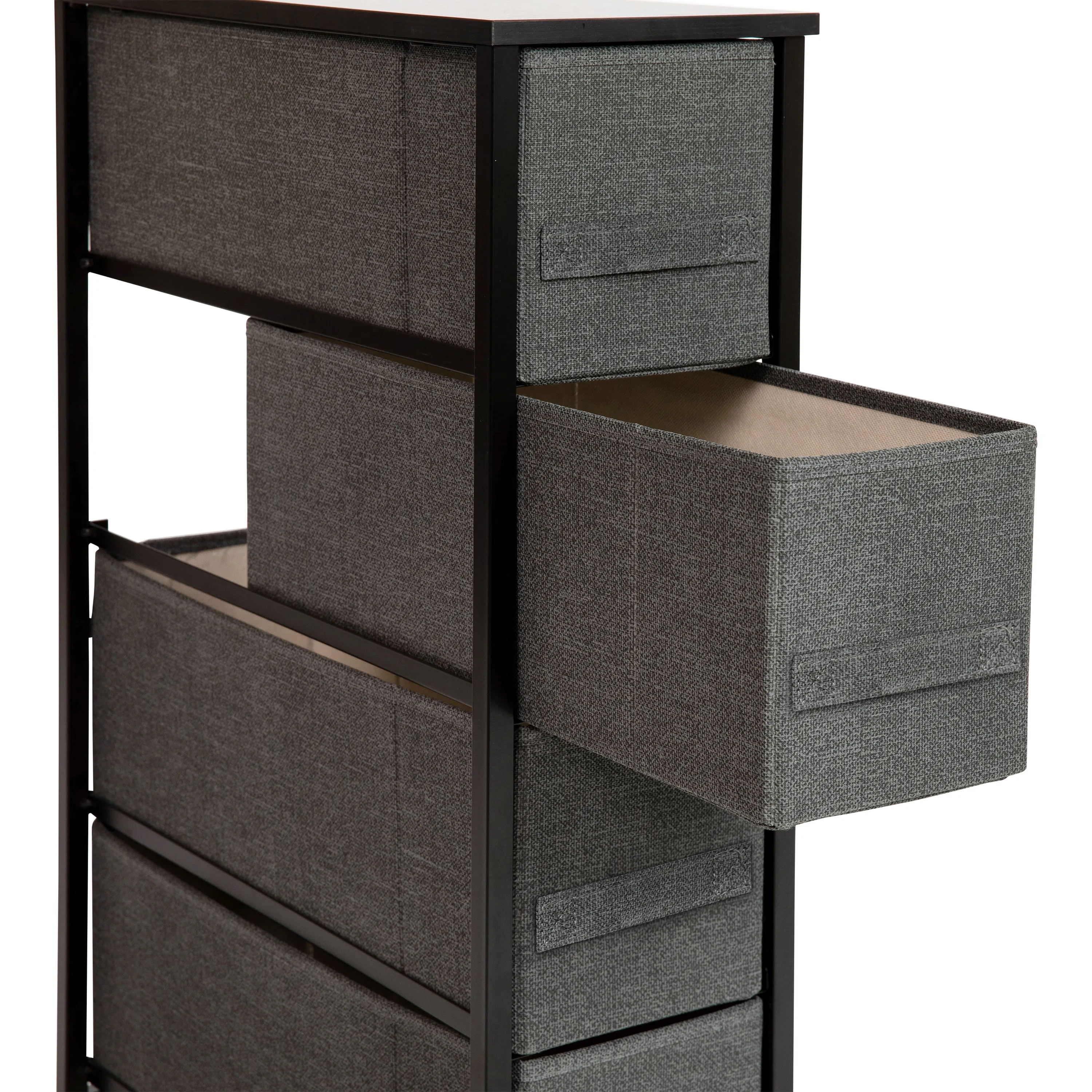 Black/Gray Tall Organizer WX-5L203-BK-GR-GG