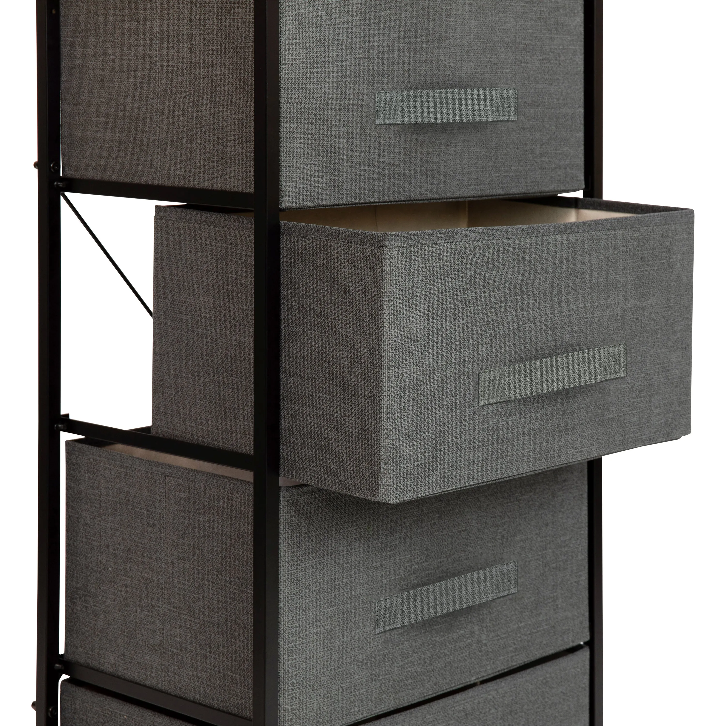 Black/Gray Tall Organizer WX-5L203-X-BK-GR-GG