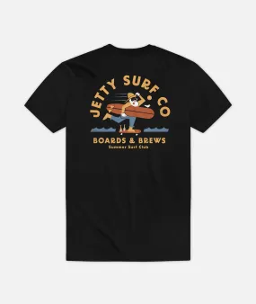 Boards & Brews Tee - Black