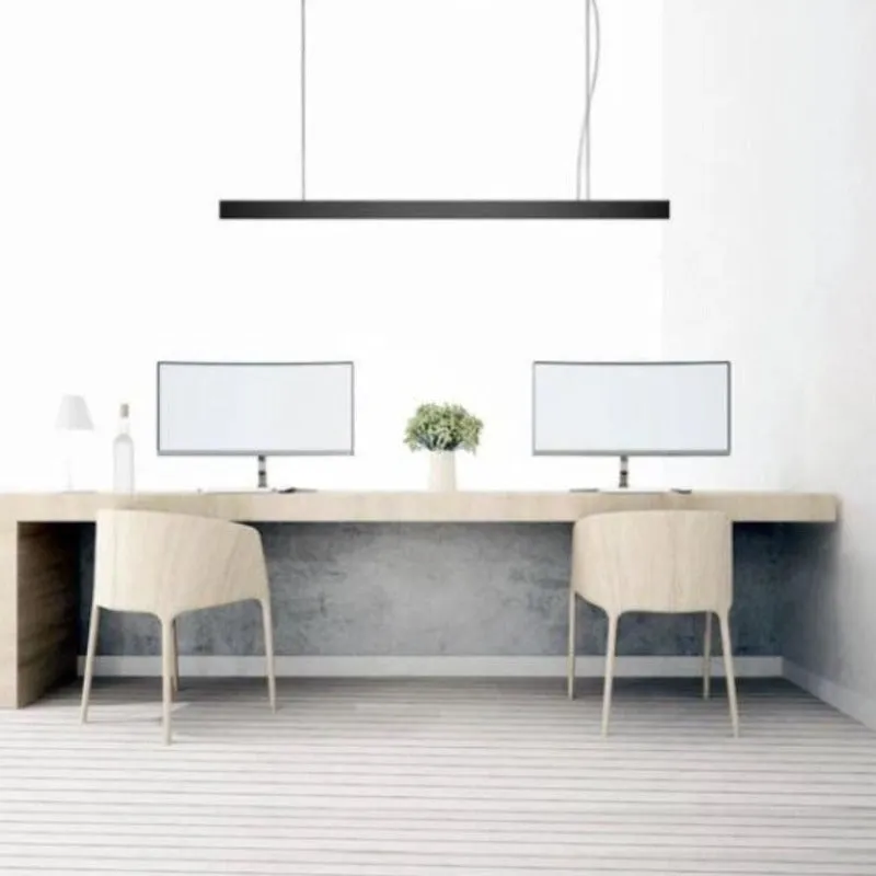 Boxy Black Linear Pendant | Integrated Driver | Assorted Sizes