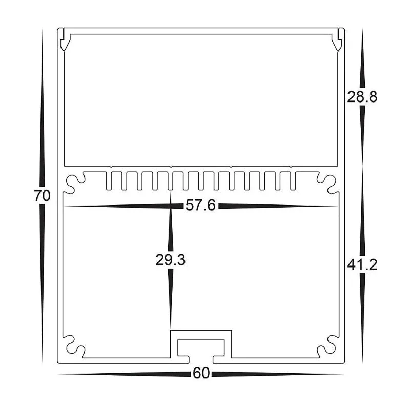 Boxy White Linear Pendant | Integrated Driver | Assorted Sizes