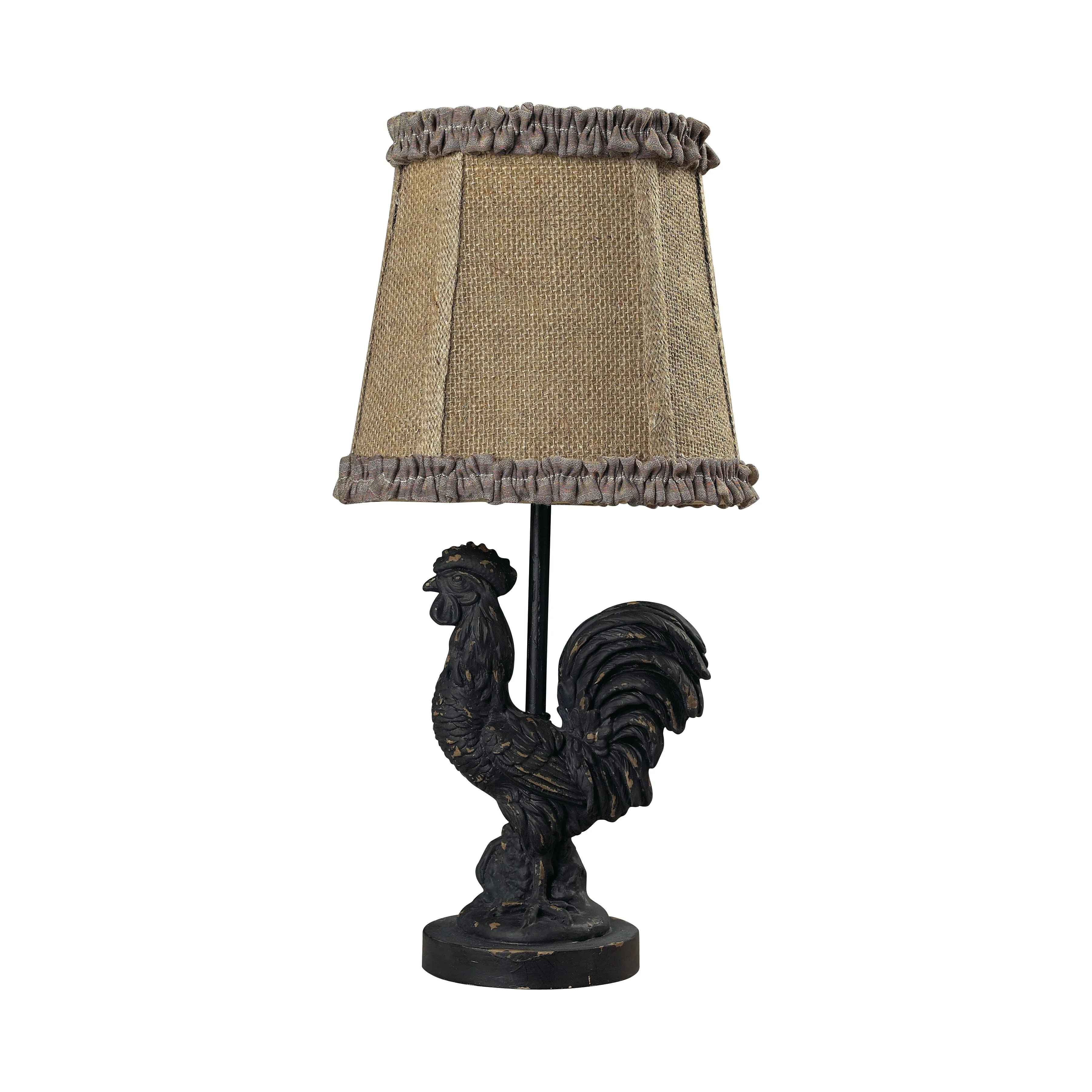 Braysford 15" Table Lamp in Antique Black