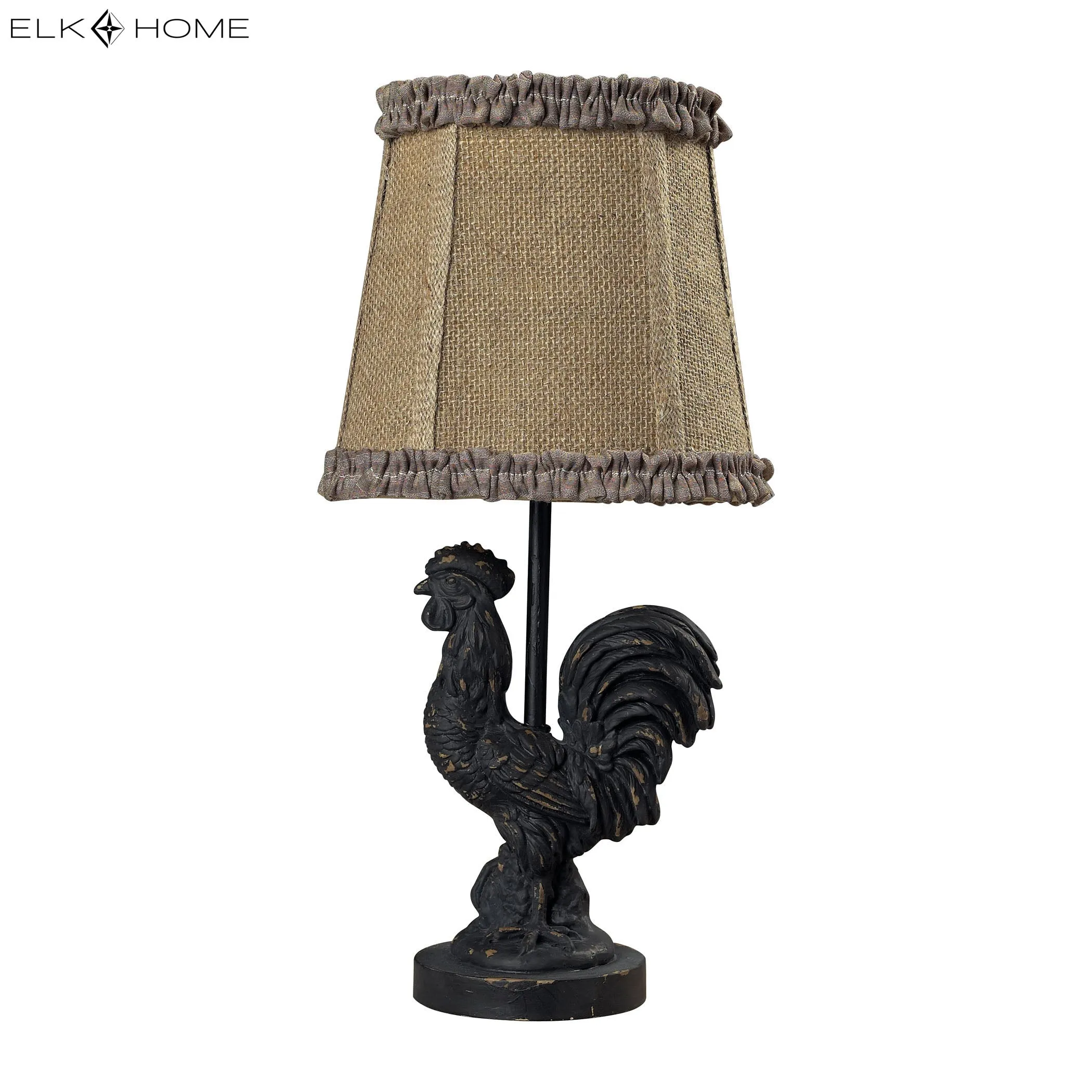 Braysford 15" Table Lamp in Antique Black