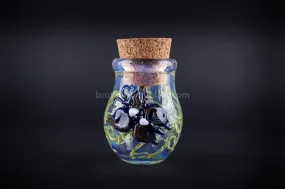 Butterfly Glass Stash Jar