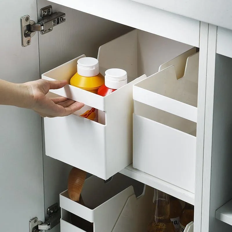 Cabinet Drawer Organizer Storage Box