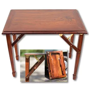 Campaign Furniture:  Bikaner Portable Field Table