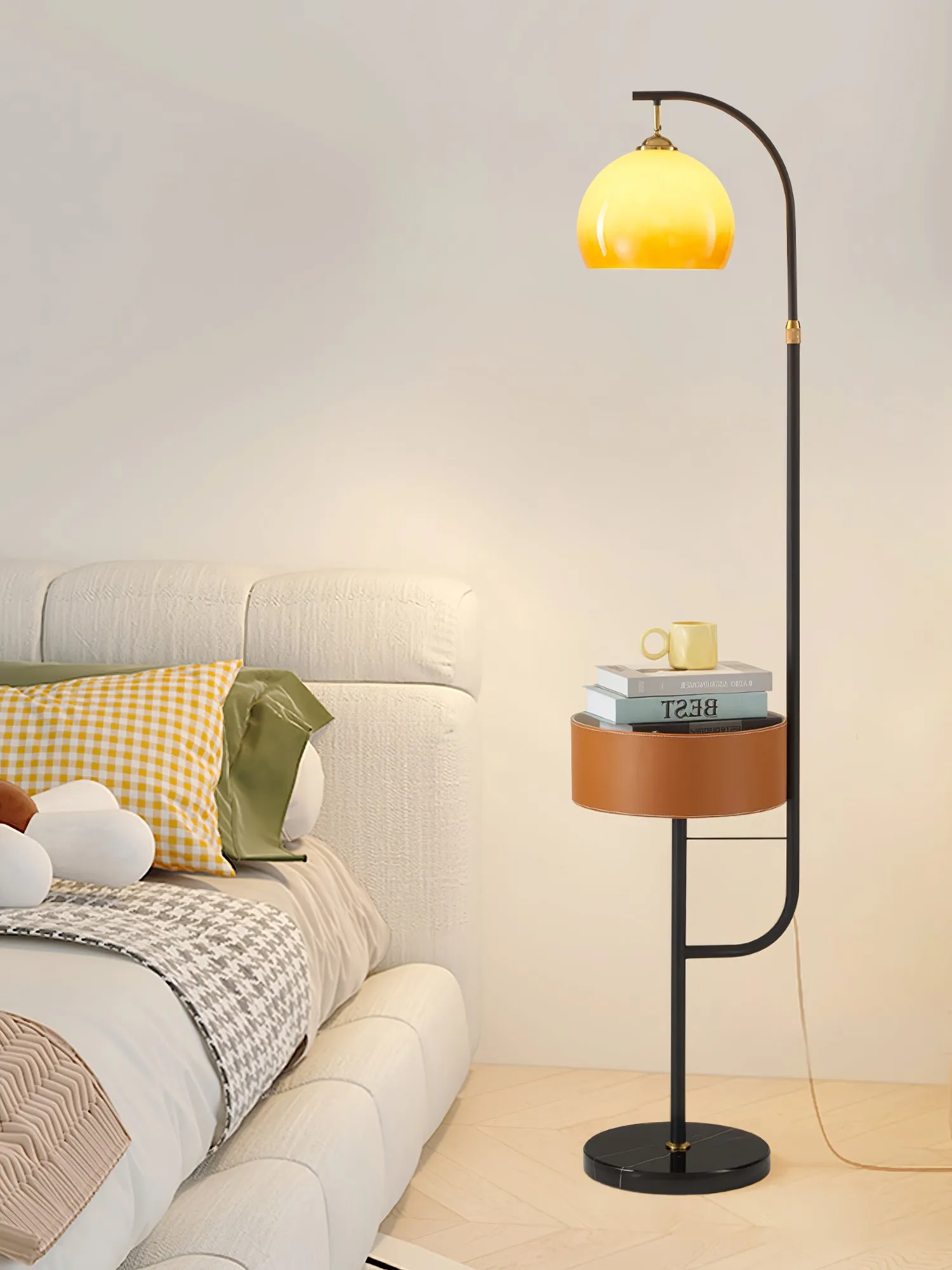 Caramel Arch Floor Lamp