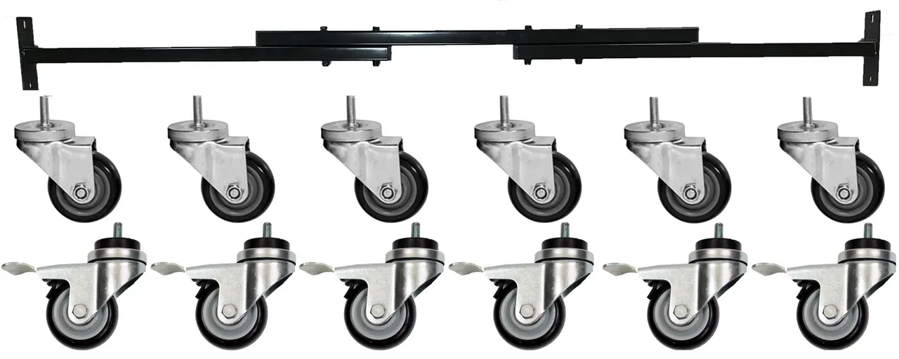 Caster Wheels for Suspenz Freestanding Racks