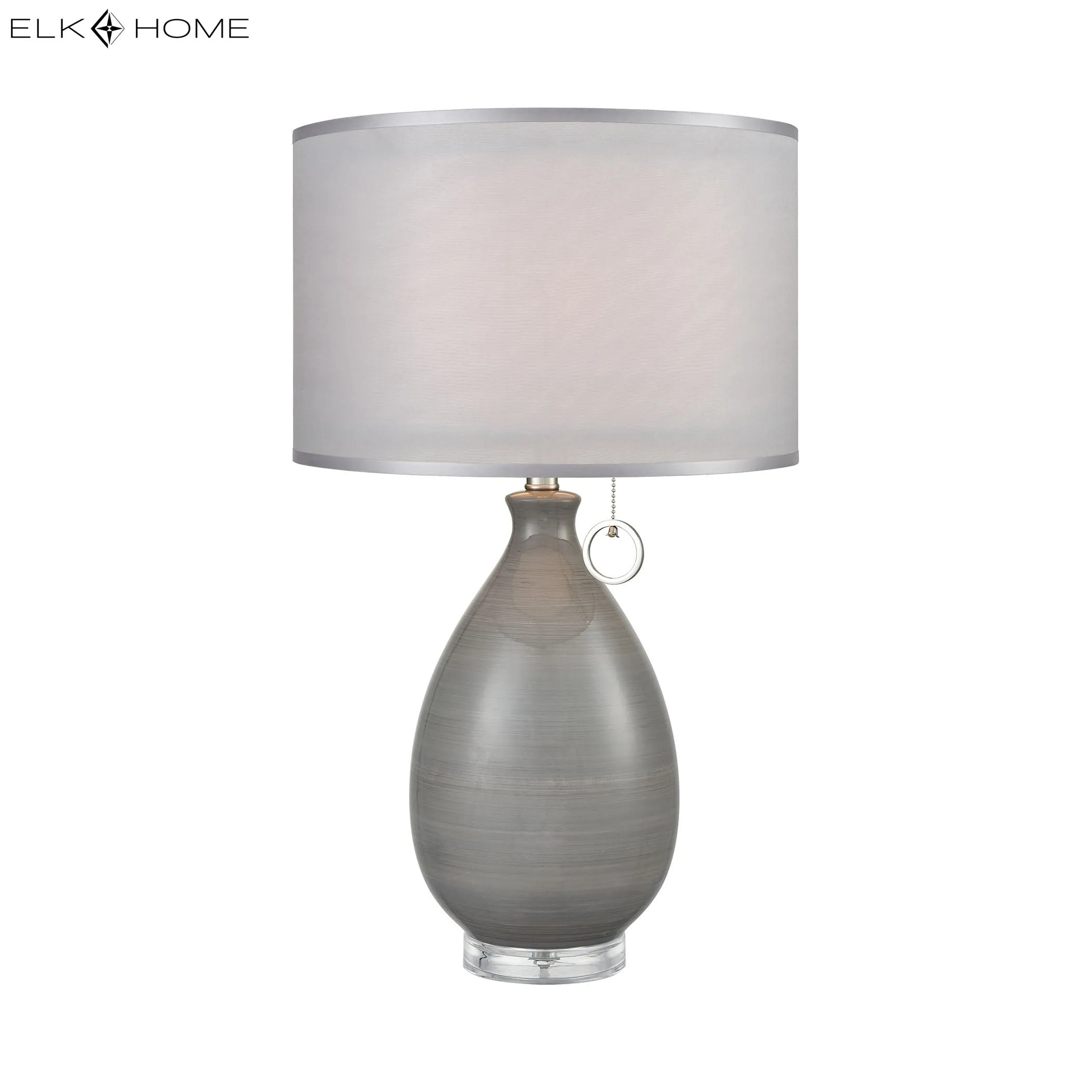 Clothilde 26" Table Lamp in Gray