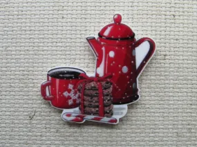 Coffee/Cocoa and Cookies Needle Minder, Cover Minder, Magnet LAST ONE!