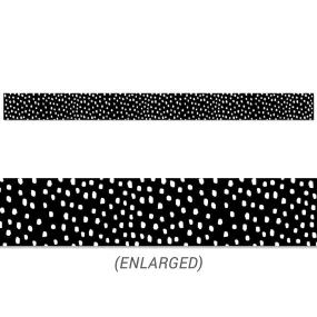 Creative Teaching Press Messy Dots on Black Border Trim - 48'