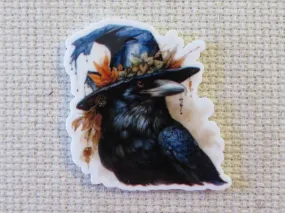 Crow with a Hat Needle Minder, Cover Minder, Magnet