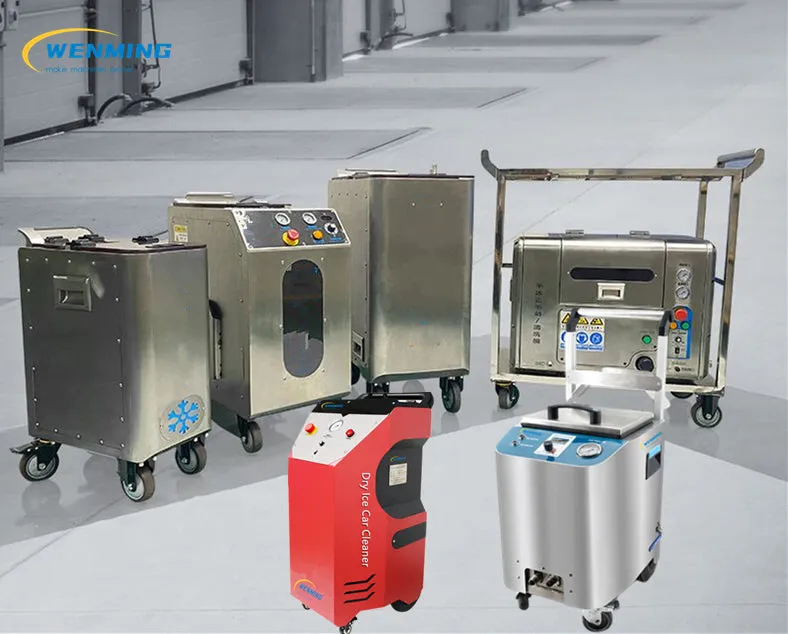 Dry Ice Cleaning Machine for cars and width Spray Gun for other Industrial