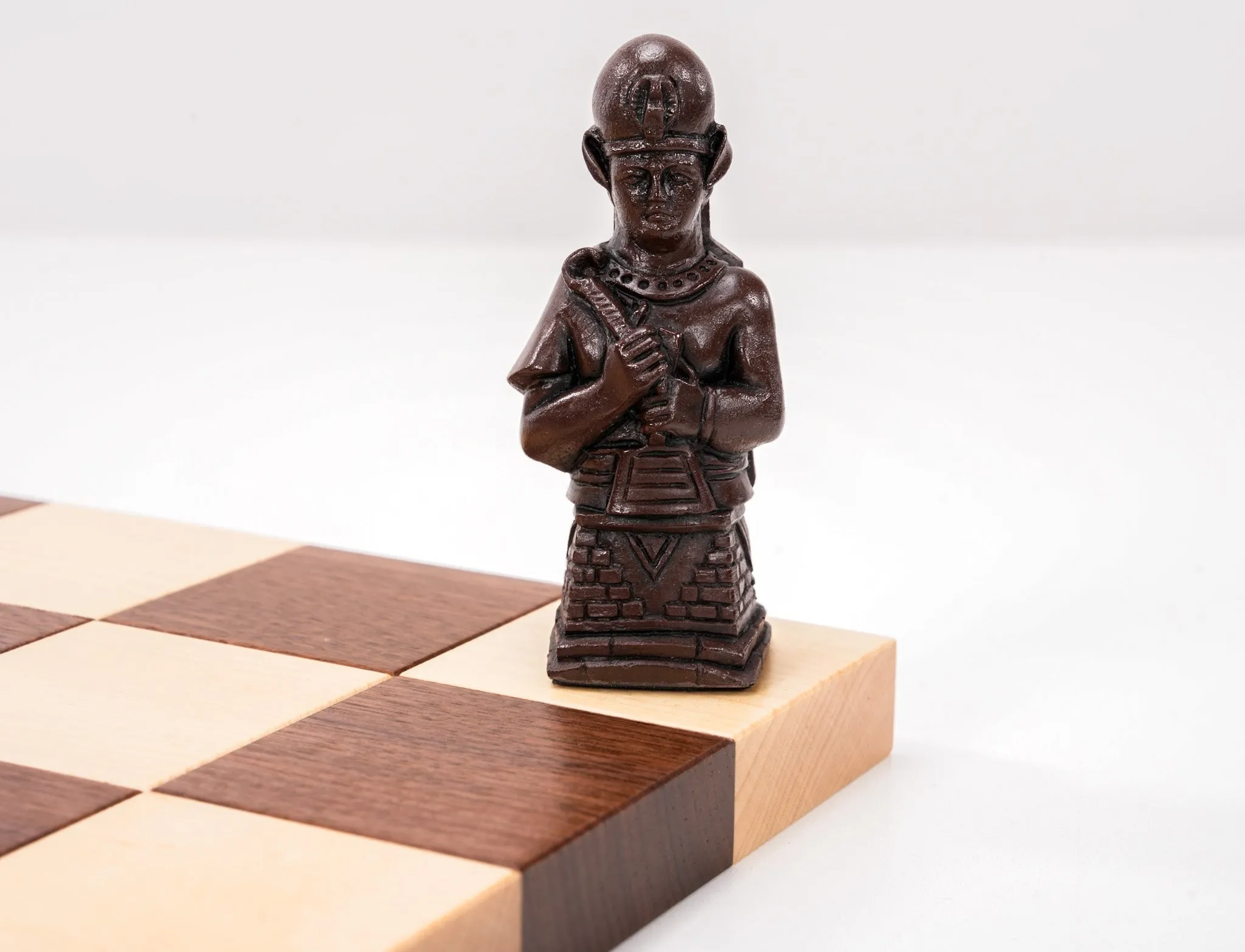 Egyptian Chess Pieces by Berkeley - Russet Brown