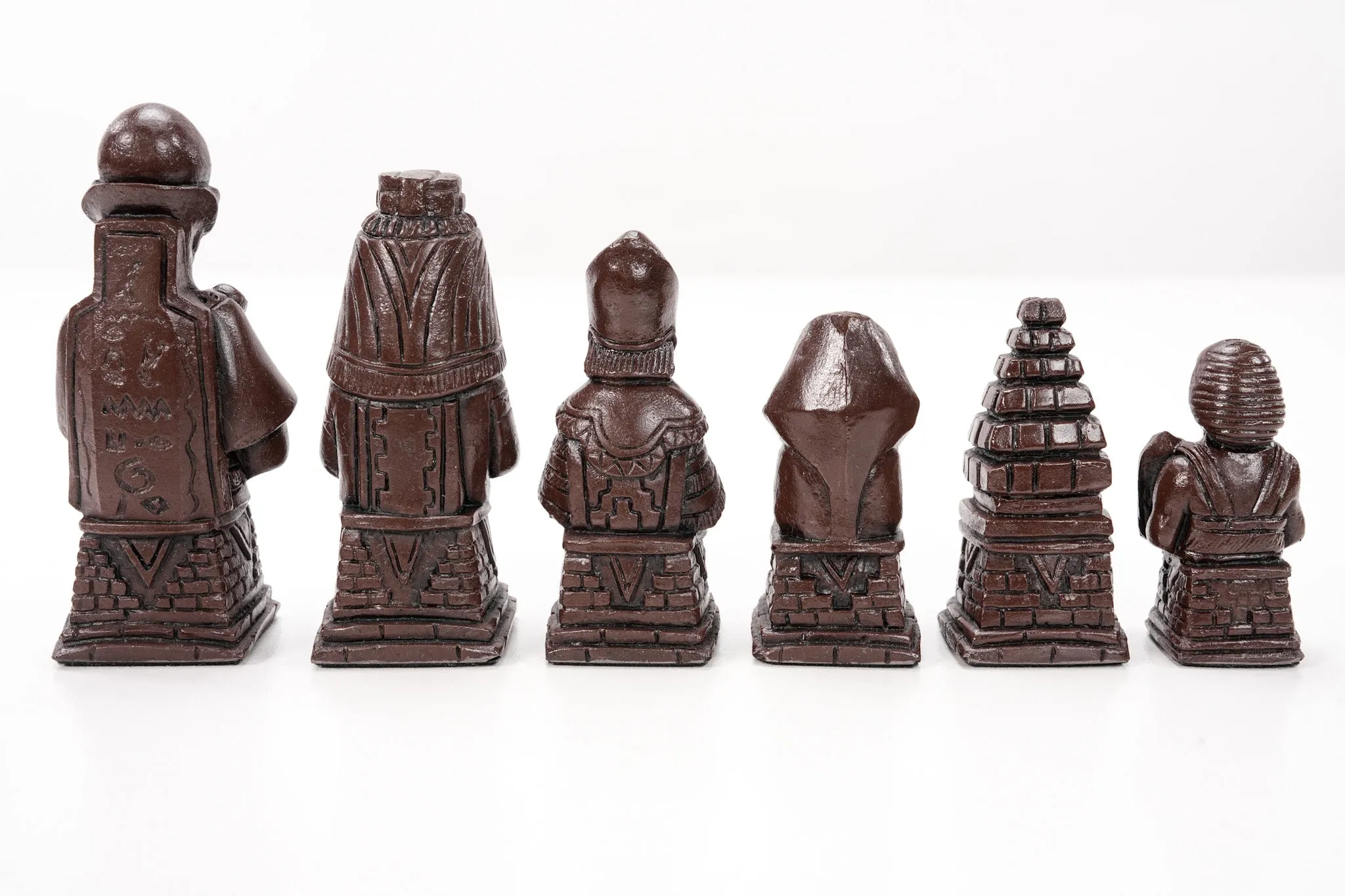 Egyptian Chess Pieces by Berkeley - Russet Brown