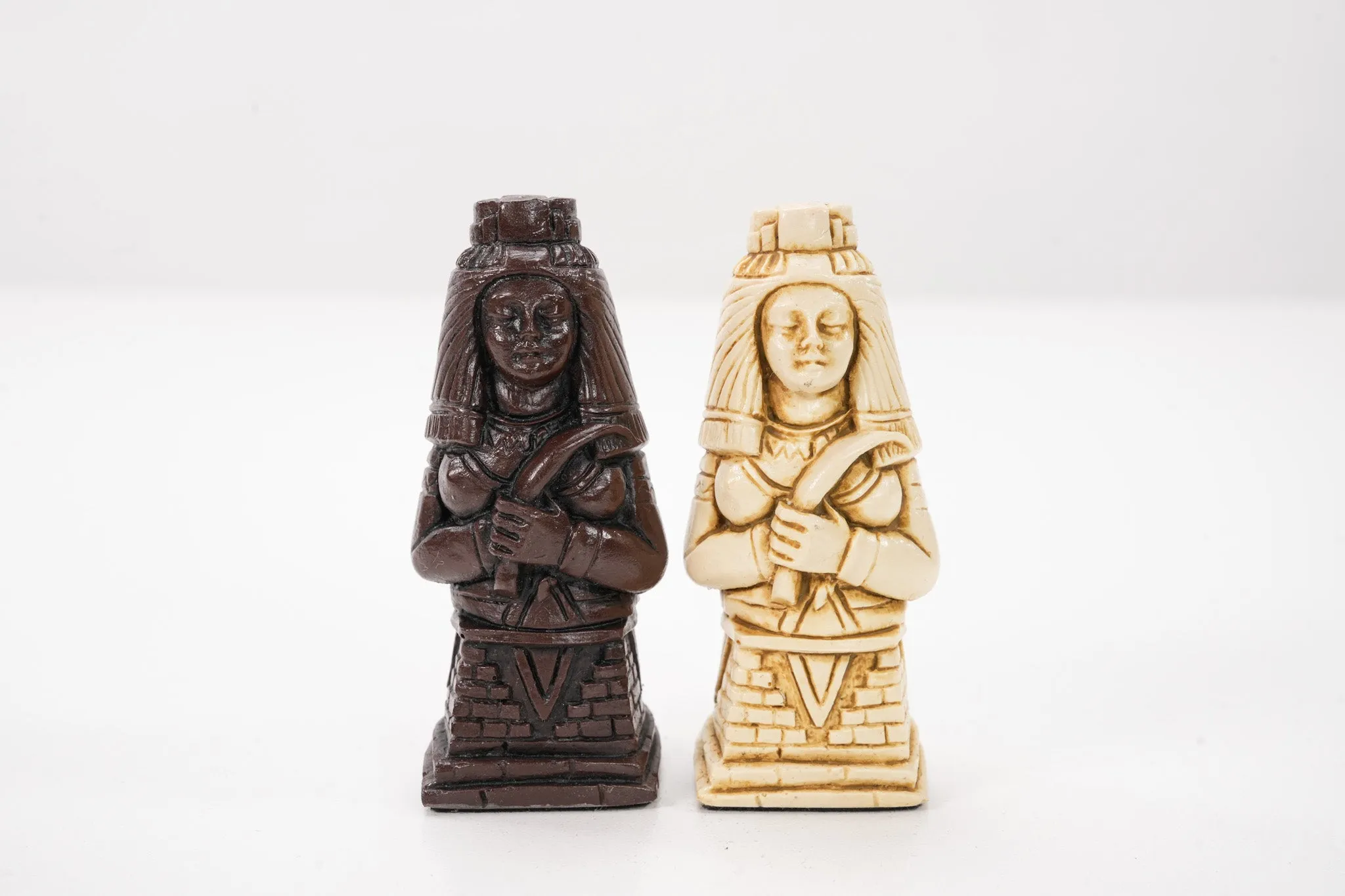 Egyptian Chess Pieces by Berkeley - Russet Brown