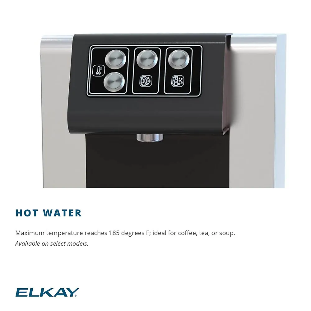 Elkay DSBSH130UVPC | Countertop Water Dispenser | Filtered, Refrigerated, Hot water