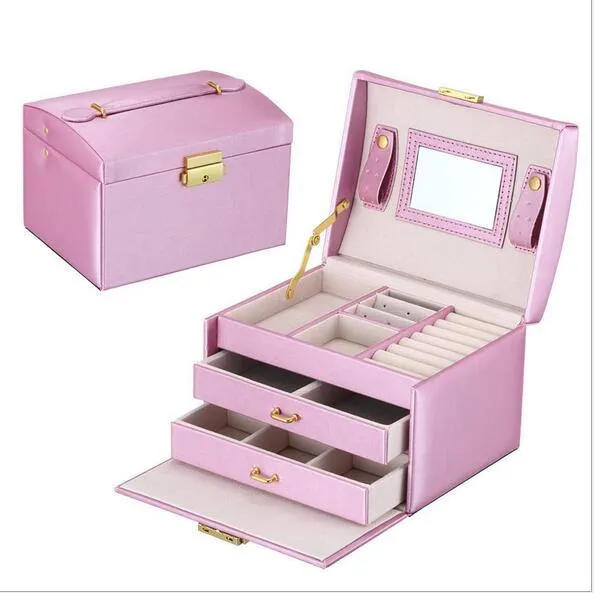 Euro Princess Leather Jewellery Box