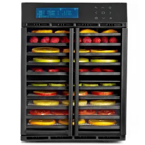 Excalibur RES10 10-Tray Electric Food Dehydrator with Smart Digital Controller With Two Drying Zones - Black