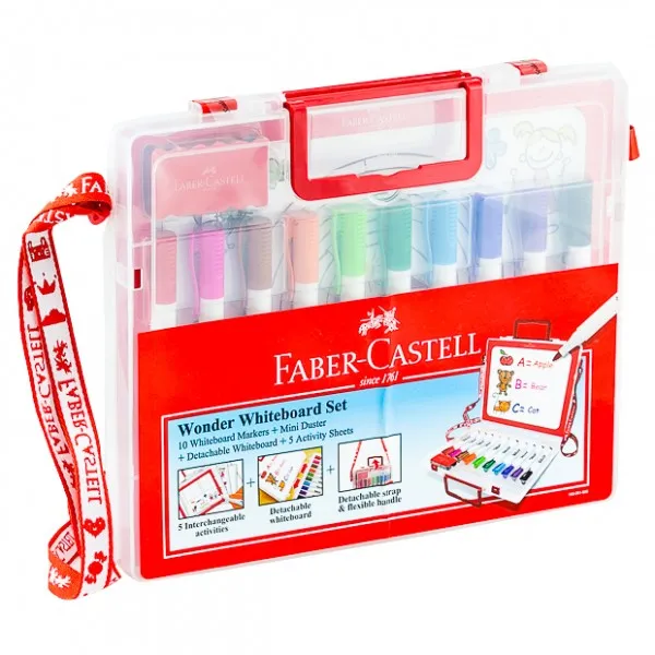 FABER-CASTELL Marker Slim Wonder White Board Set