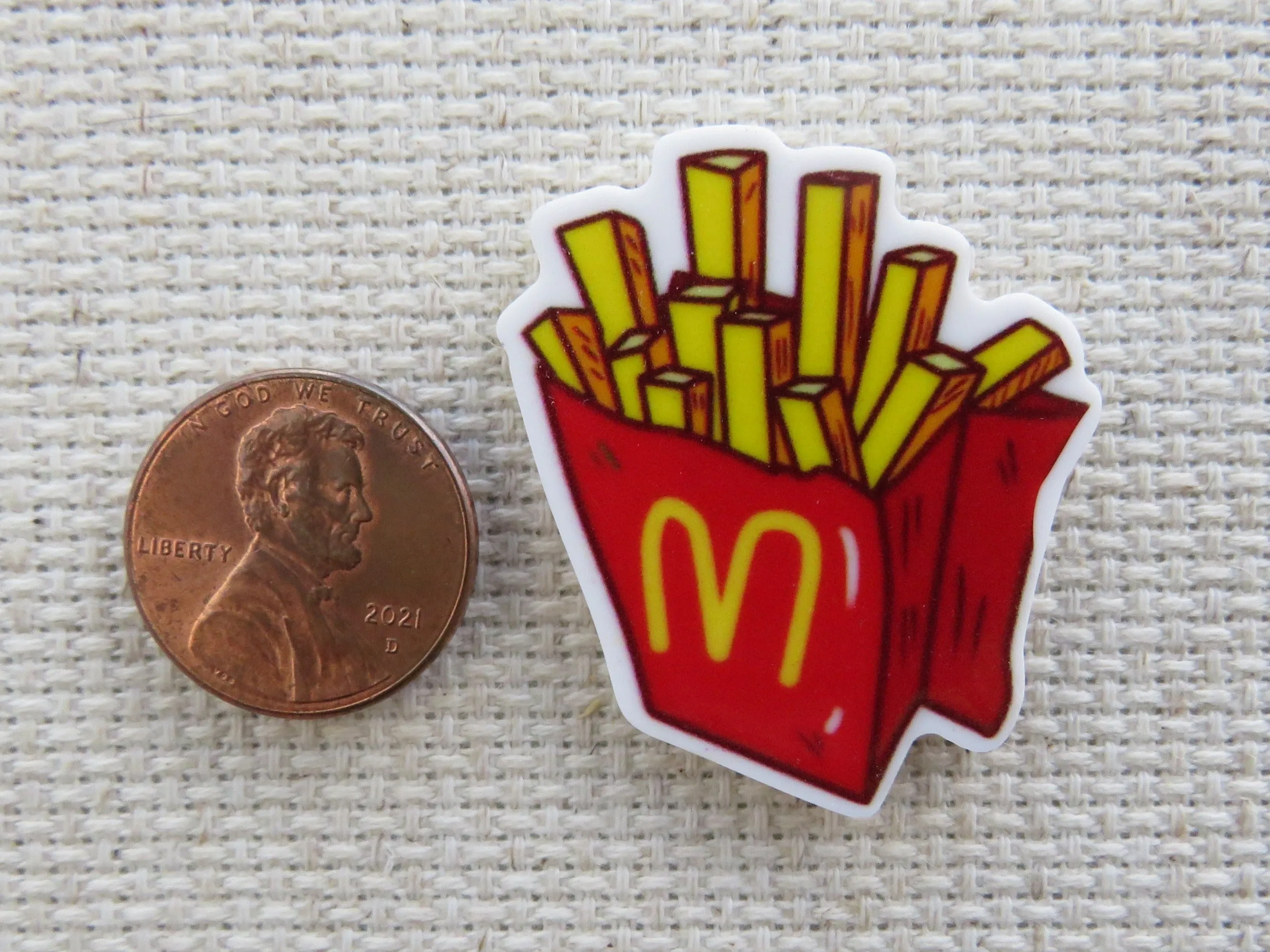 Fast Food Fries Needle Minder, Cover Minder, Magnet