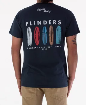 Flinders Boards Tee | Navy