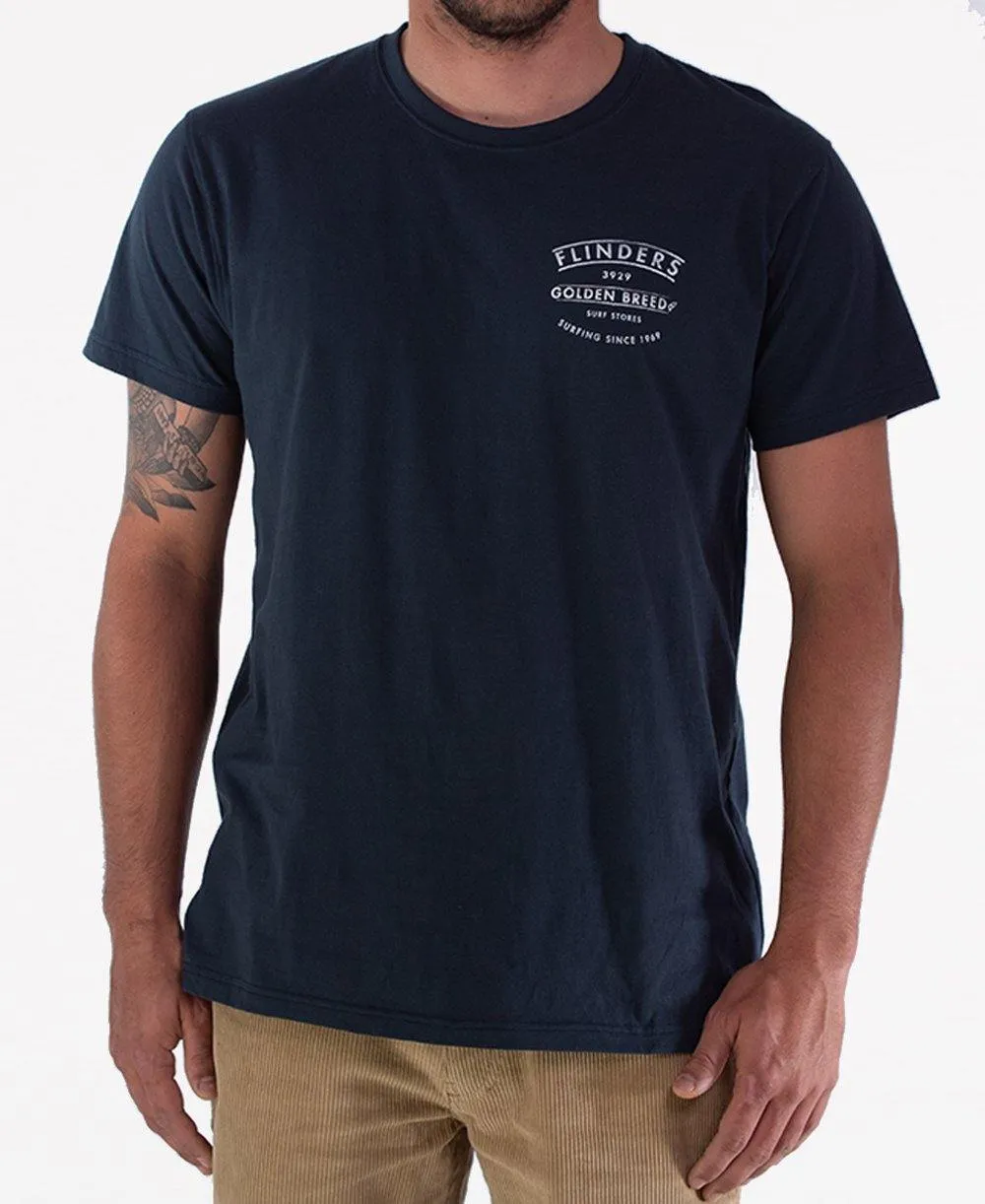 Flinders Boards Tee | Navy