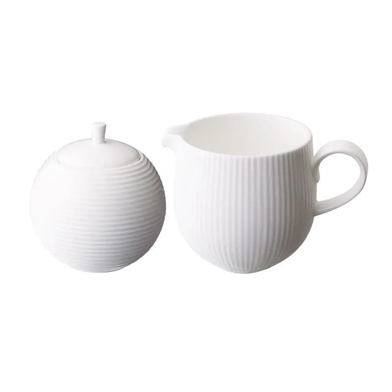 Flute Sugar & Creamer Set