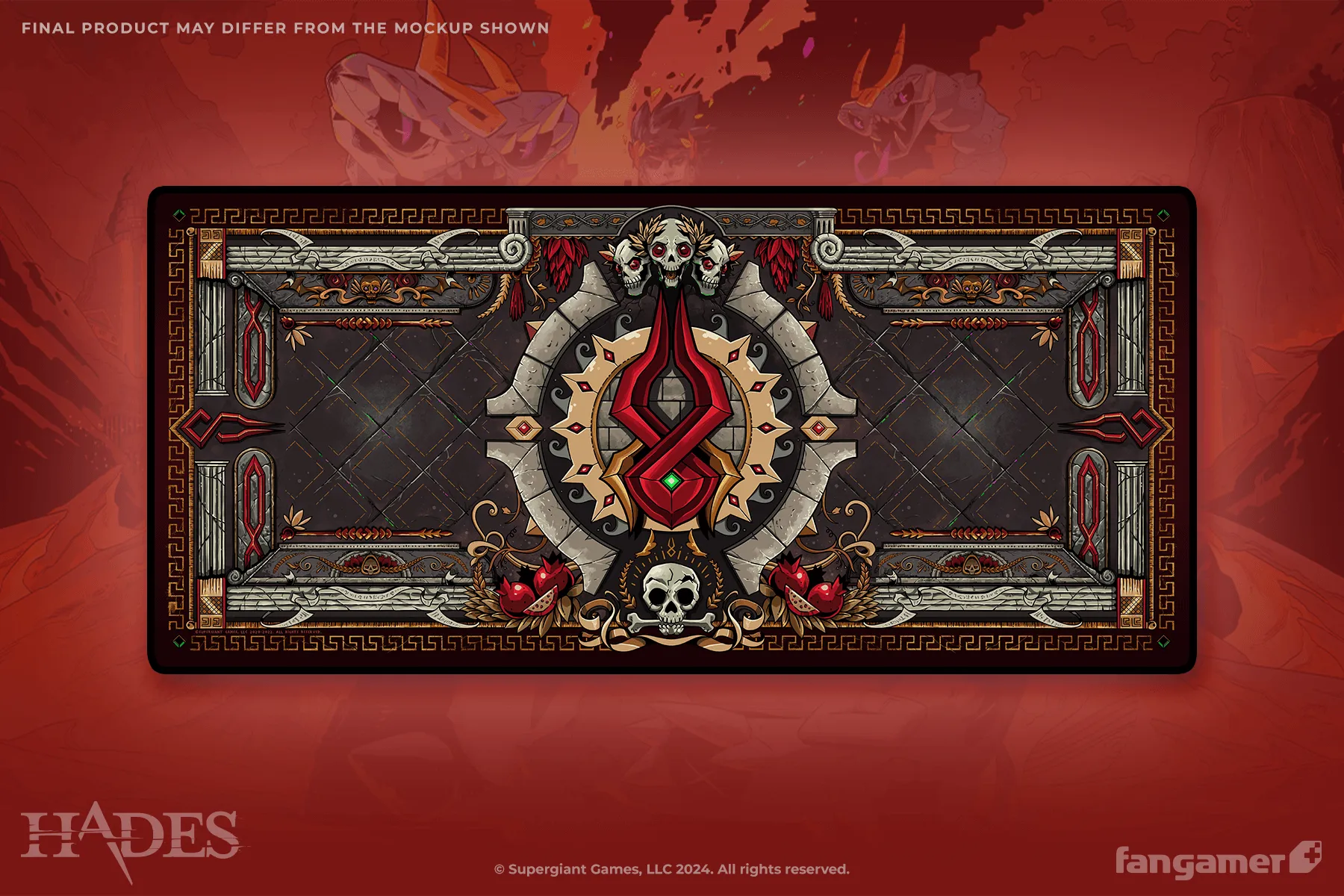 Hades Administrative Desk Mat