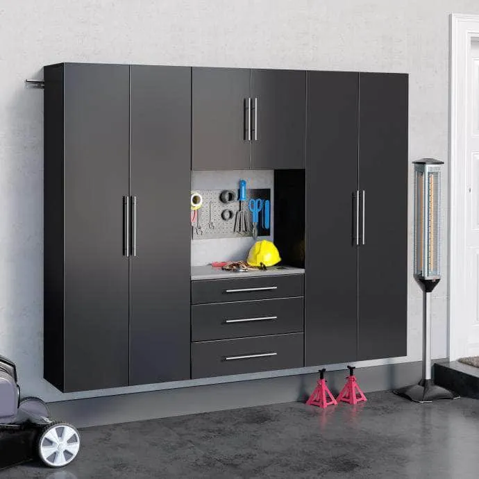 HangUps 90 inch Storage Cabinet 4 Piece Set G - Available in 3 Colours