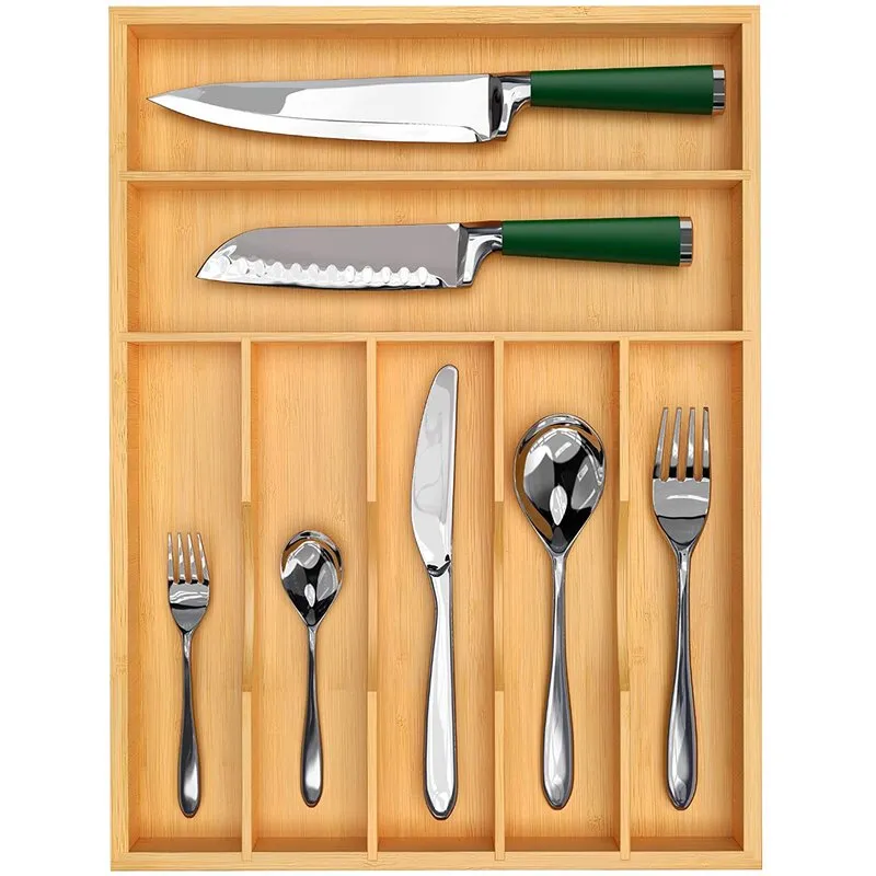 Hilldeer Flatware & Kitchen Utensils Drawer Organizer