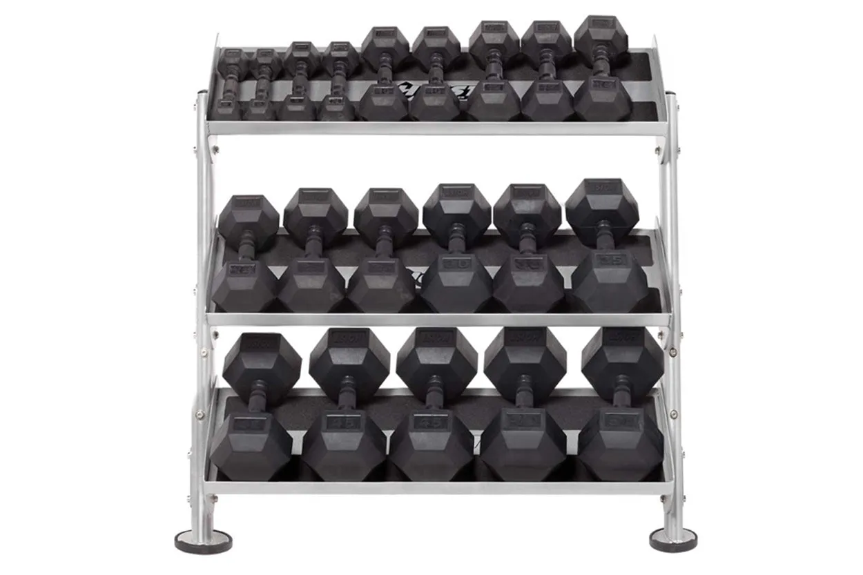 Hoist 36"  2-Tier Dumbbell Rack w/ Optional 3rd Tier (HF-5461-OPT-36)