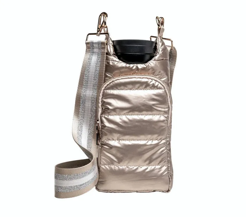 Hydrobag - GOLD SHINY/WHITE STRAP