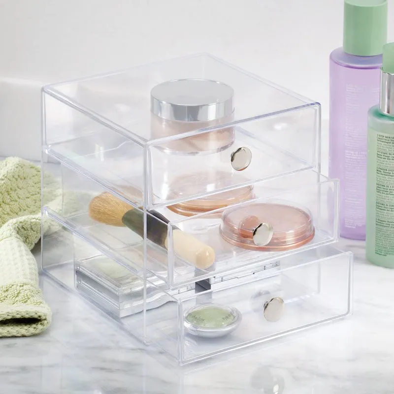 iDesign Drawers - Original 3 Drawer in Clear