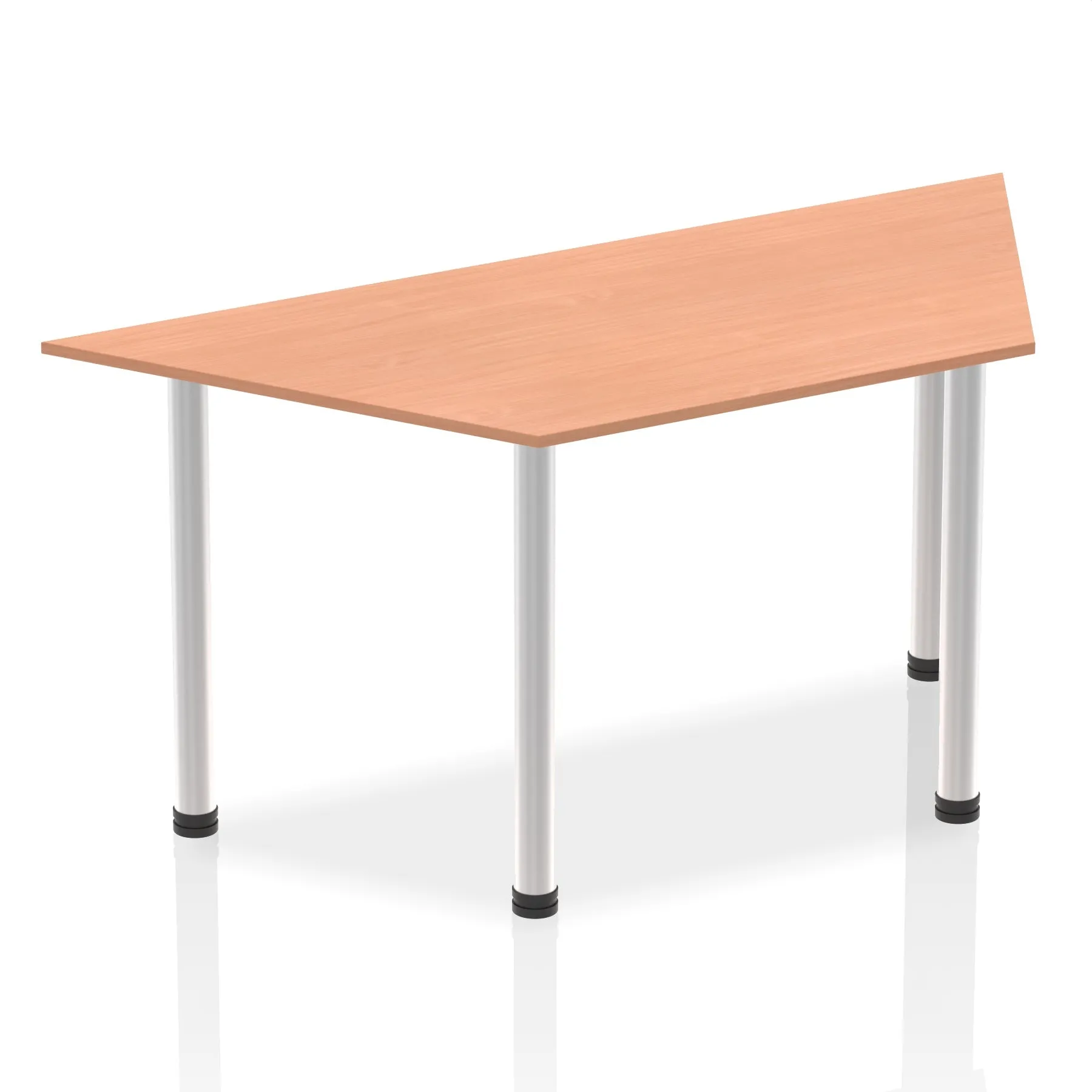 Impulse Trapezium Table With Post Leg