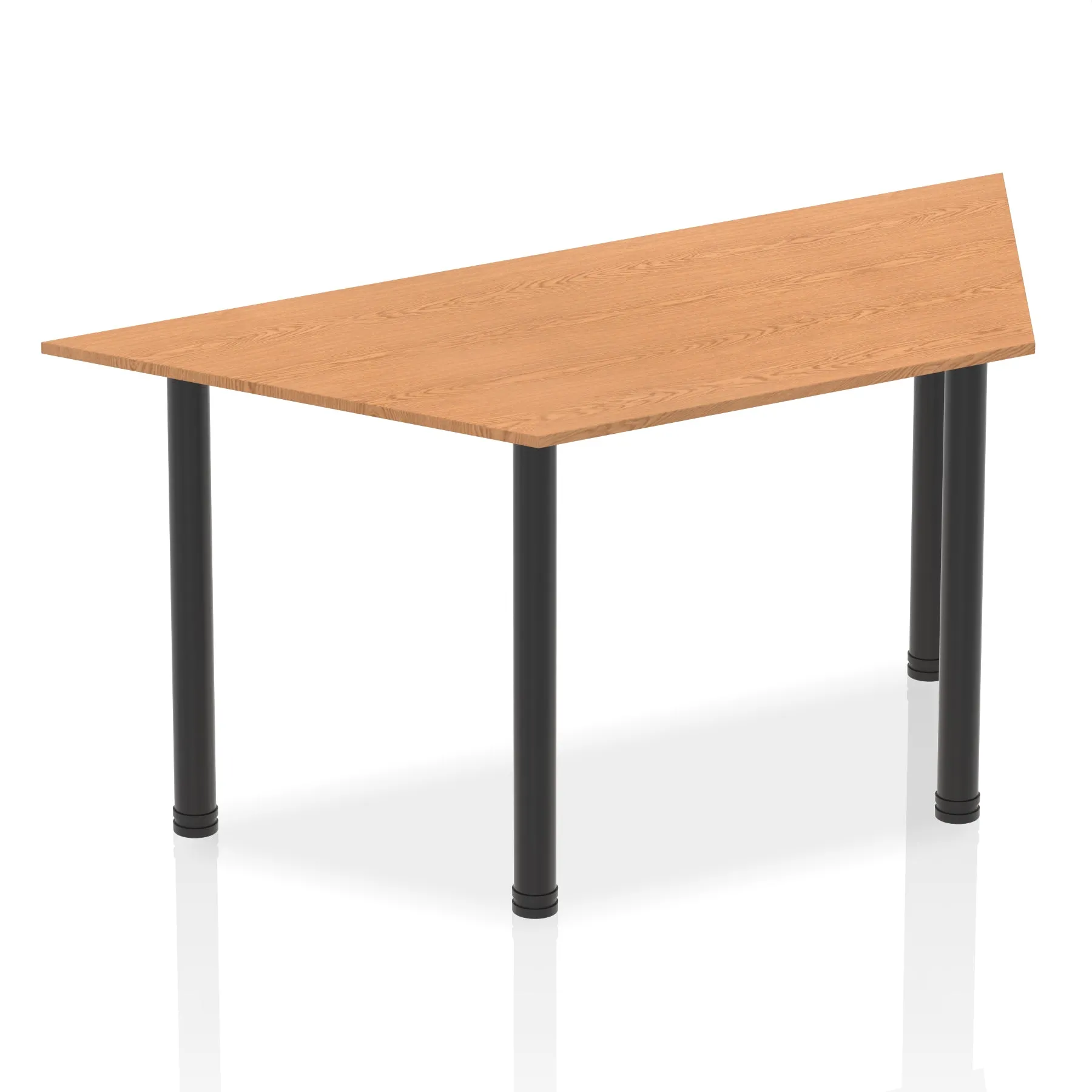 Impulse Trapezium Table With Post Leg