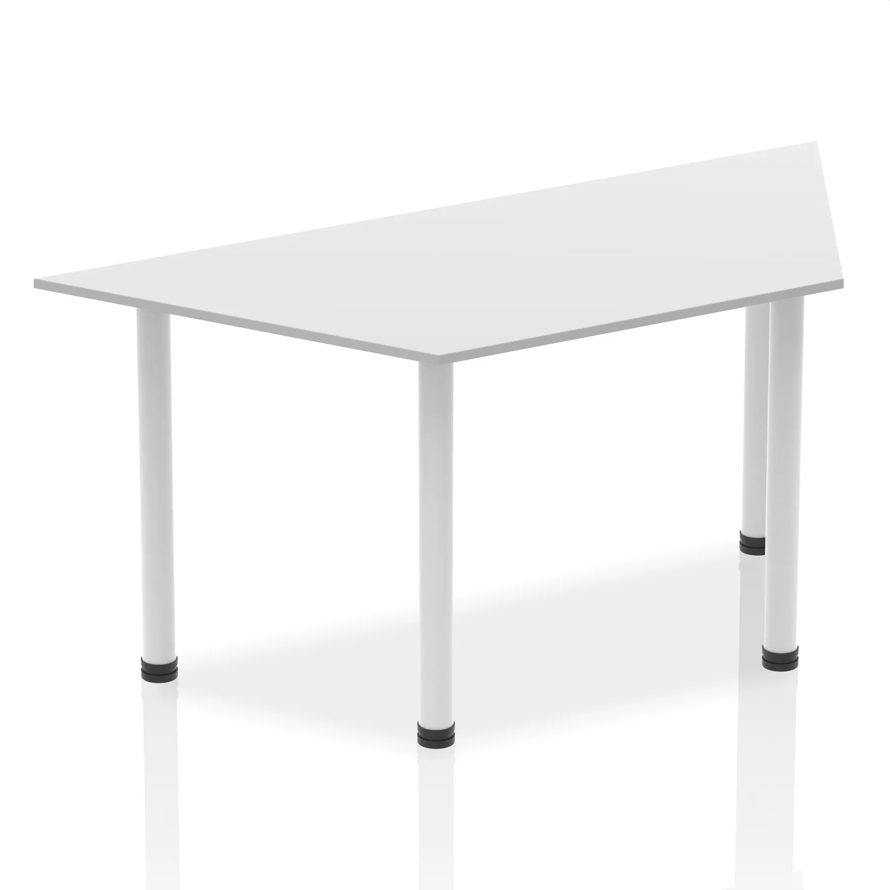 Impulse Trapezium Table With Post Leg